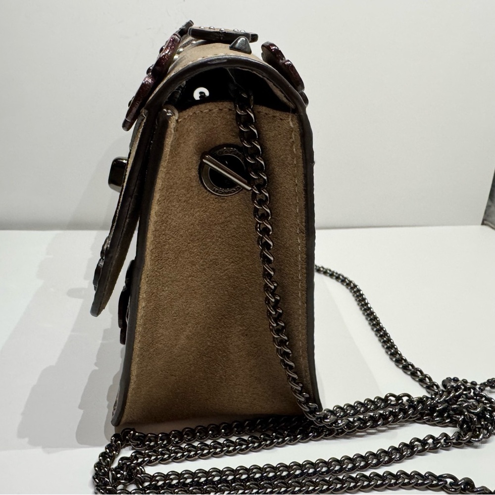 Coach Patchwork Bowery Crossbody Snakeskin 12071 in perfect preowned condition - Picture 6 of 16